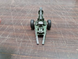 Vtg Tootsie Toys Howitzer Cannon #2 Green Artillery 1969 Collectible Diecast