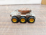 Vtg Armored Car Tootsie Toy 1970's Mark #2 Military Toy Tank Camouflaged Diecast
