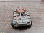 Vtg Armored Car Tootsie Toy 1970's Mark #2 Military Toy Tank Camouflaged Diecast