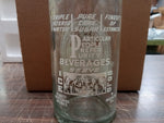 Vtg Retro Clear Glass Soda Bottle PBW One Quart 32 FL OZ ACL Manor Pennsylvania