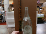Vtg Retro Clear Glass Soda Bottle PBW One Quart 32 FL OZ ACL Manor Pennsylvania