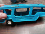 Vtg Buddy L Auto Carrier Car/Truck Hauler Diecast Transporter 1970's Japan Blue