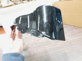 Vivid Black Scratched Fairing Trim Skirt Harley Touring Panel Ultra Street Glide