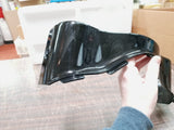 Vivid Black Scratched Fairing Trim Skirt Harley Touring Panel Ultra Street Glide