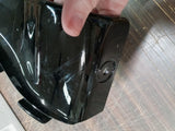 Vivid Black Scratched Fairing Trim Skirt Harley Touring Panel Ultra Street Glide