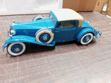 Vtg Danbury Mint 1929 Cord L-29 Special Coupe 1:16 Scale Diecast Model Car Box