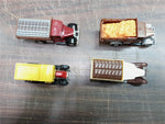 Vtg 4 Diecast Trucks Sweet Coffee Mark Cement Diamond Flour & Pure Mineral Water