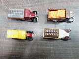Vtg 4 Diecast Trucks Sweet Coffee Mark Cement Diamond Flour & Pure Mineral Water
