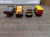 Vtg 4 Diecast Trucks Sweet Coffee Mark Cement Diamond Flour & Pure Mineral Water