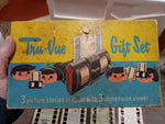 Vtg Tru-Vue Gift Set 1950's 2 Magic Eyes Viewers & 11 Assorted Photo Cards & Box