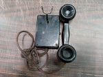 Vtg Kellogg Telephone Switchboard & Supply CO Wall Mount Phone receiver & Wires