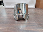 Vtg Cat Eye Dash Cover OEM Re-chrome Knucklehead Flathead Harley Original
