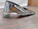 Vtg Cat Eye Dash Cover OEM Re-chrome Knucklehead Flathead Harley Original