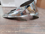 Vtg Cat Eye Dash Cover OEM Re-chrome Knucklehead Flathead Harley Original