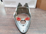 Vtg Cat Eye Dash Cover OEM Re-chrome Knucklehead Flathead Harley Original