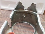 Vtg Cat Eye Dash Cover OEM Re-chrome Knucklehead Flathead Harley Original