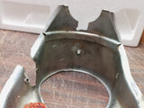 Vtg Cat Eye Dash Cover OEM Re-chrome Knucklehead Flathead Harley Original