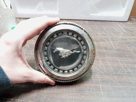 Vtg Ford Mustang Fuel Gas Cap-Standard Vented OEM Cracked Plastic Original