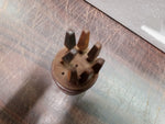 Antique Cleveland Twist CO #13 Set Bit Vintage Stock Metal Tools Wood Case 1910