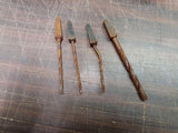 Antique Cleveland Twist CO #13 Set Bit Vintage Stock Metal Tools Wood Case 1910
