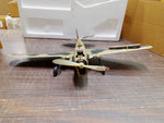 Vtg Cox Curtiss P-40 Warhawk Engine Powered Combat Camouflage Aircraft NO-5500