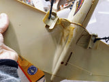 Vtg Cox Curtiss P-40 Warhawk Engine Powered Combat Camouflage Aircraft NO-5500