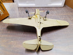 Vtg Cox Curtiss P-40 Warhawk Engine Powered Combat Camouflage Aircraft NO-5500