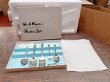 Wm.A.Rogers By Oneida Wildwood Always Silver Plate 5 Piece Hostess Set In Box