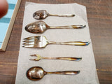 Wm.A.Rogers By Oneida Wildwood Always Silver Plate 5 Piece Hostess Set In Box