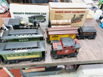Vtg EMPTY Decanters Train Locomotive Jim Beam Engine Passenger Freight Caboose