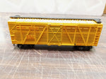 Vtg HO Train The Katy MKT 47150 Serves the Southwest Cattle Car Yellow Freight