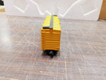 Vtg HO Train The Katy MKT 47150 Serves the Southwest Cattle Car Yellow Freight