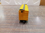 Vtg HO Train The Katy MKT 47150 Serves the Southwest Cattle Car Yellow Freight