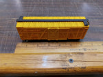 Vtg HO Train The Katy MKT 47150 Serves the Southwest Cattle Car Yellow Freight