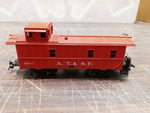 Vtg HO Lionel #0817-07 A.T. & S.F. Caboose Red Train Collectible Postwar Plastic