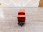 Vtg HO Lionel #0817-07 A.T. & S.F. Caboose Red Train Collectible Postwar Plastic