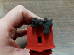 Vtg HO Lionel #0817-07 A.T. & S.F. Caboose Red Train Collectible Postwar Plastic