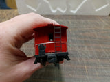 Vtg HO Lionel #0817-07 A.T. & S.F. Caboose Red Train Collectible Postwar Plastic