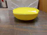 Vtg Yellow Square Pyrex Ovenware 2 1/2 Quart Serving Bowl Hostess & Lid A-15 USA