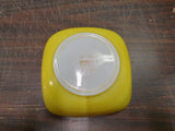 Vtg Yellow Square Pyrex Ovenware 2 1/2 Quart Serving Bowl Hostess & Lid A-15 USA