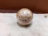 Vtg Chicago Cubs Autographed Baseball 24 Signatures Various Players Collectible