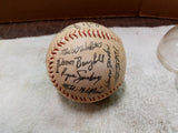 Vtg Chicago Cubs Autographed Baseball 24 Signatures Various Players Collectible