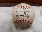 Vtg Chicago Cubs Autographed Baseball 24 Signatures Various Players Collectible