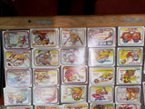 Vtg Awesome All-Stars Baseball Leaf Box & Assorted Stickers Collectibles 1988