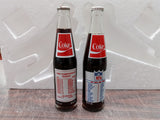 Vtg Penn State 1982 & Super Bowl 1984 Glass 10OZ Collectible Bottles Coca-Cola