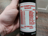 Vtg Penn State 1982 & Super Bowl 1984 Glass 10OZ Collectible Bottles Coca-Cola