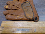 Vtg Yale Big League Genuine Leather Baseball Glove F34 Collectible Memorabilia