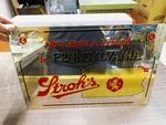 Vtg Stroh's Beer Wall Bar Mancave Mirror Sign You Have A Friend In Pennsylvania