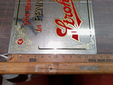 Vtg Stroh's Beer Wall Bar Mancave Mirror Sign You Have A Friend In Pennsylvania