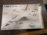 Vtg 1990 F-16A/B USAF Thunderbird Aircraft Model Kit Testors Italeri 1/72 Scale